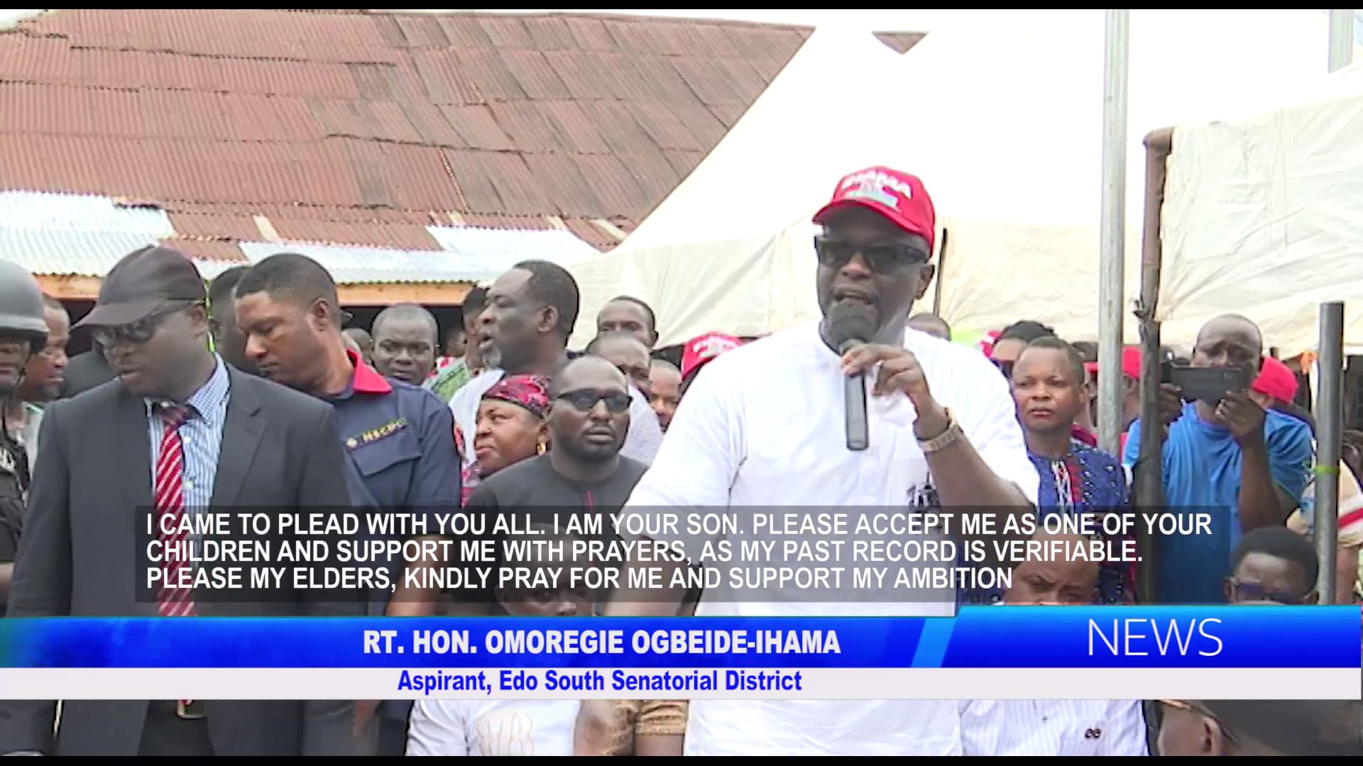 EDO SOUTH SENATORIAL RACE: Rt. Hon. Omoregie Ogbeide-Ihama Takes Declaration To Oredo APC Secretariat