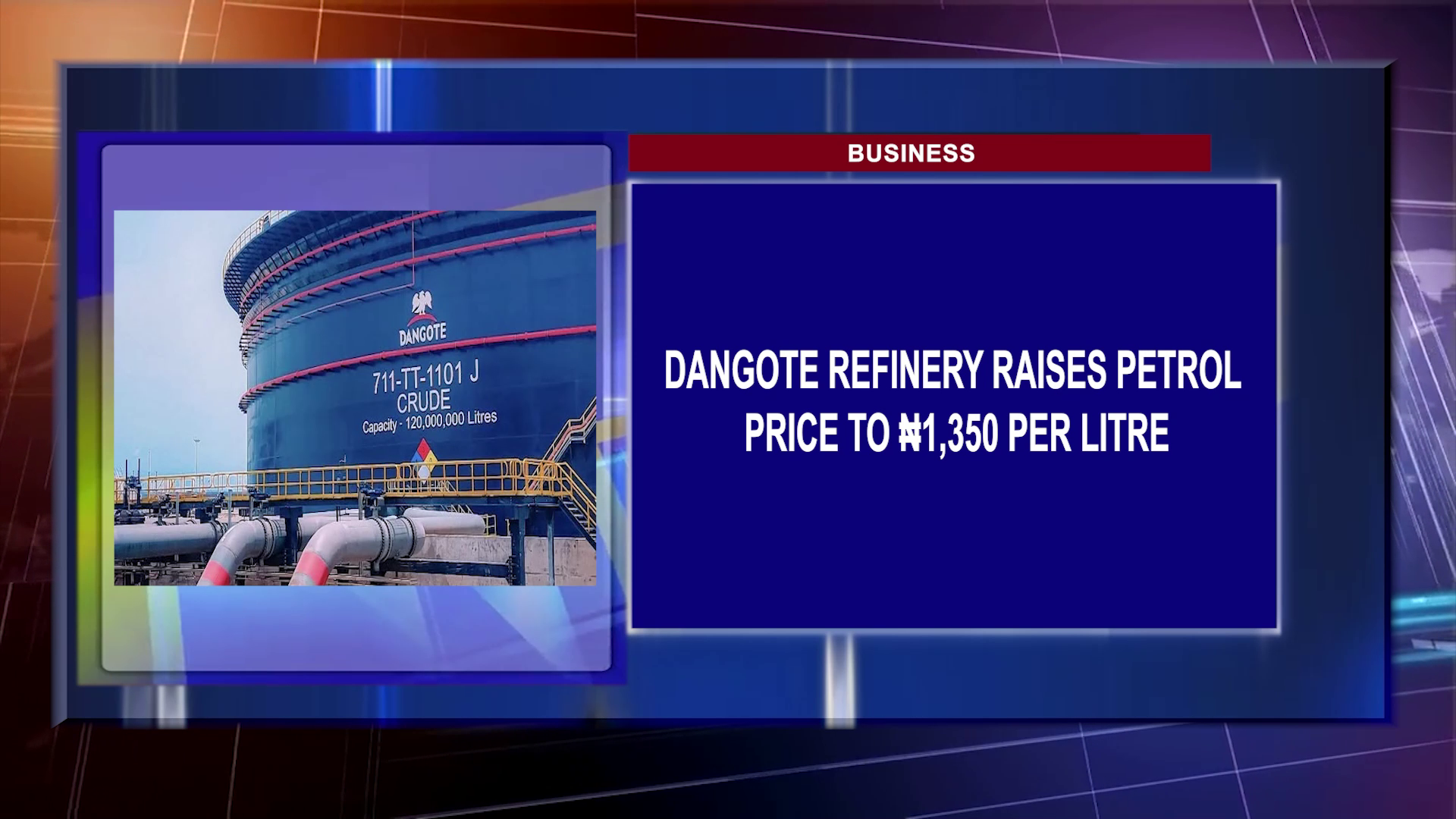 Dangote Refinery Raises Petrol Price To ₦1,350 Per Litre