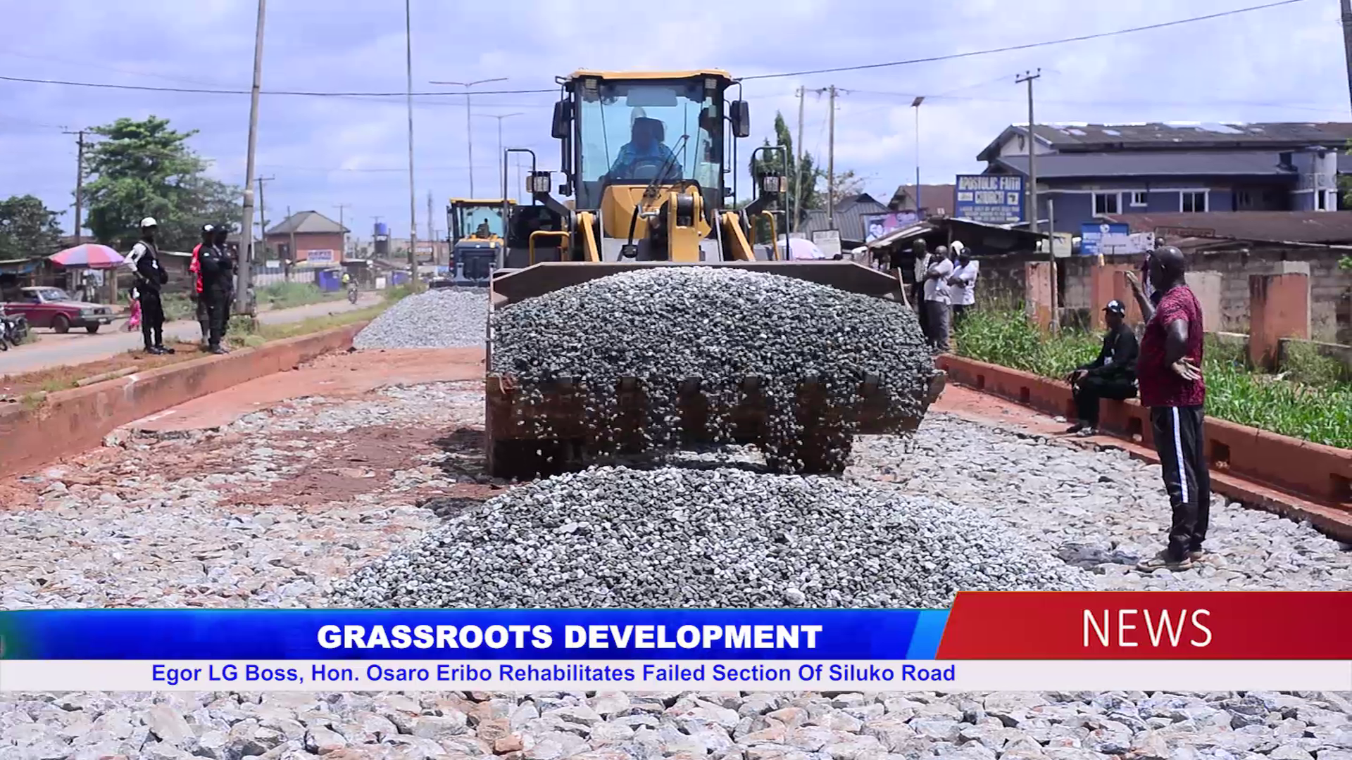 Egor LG Boss, Hon. Osaro Eribo Rehabilitates Failed Section Of Siluko Road