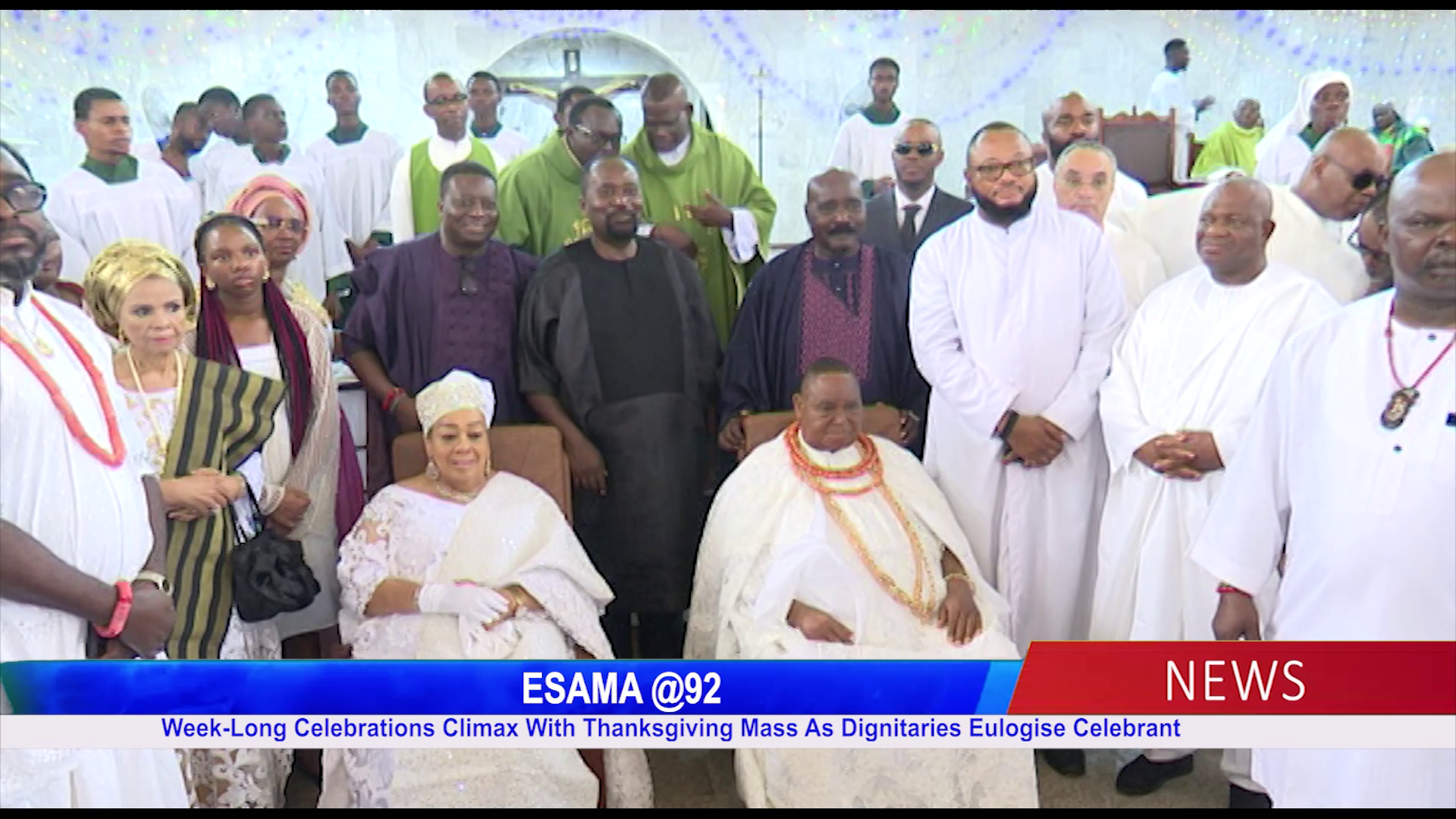 ESAMA @92: Week-Long Celebrations Climax With Thanksgiving Mass As Dignitaries Eulogies Celebrant