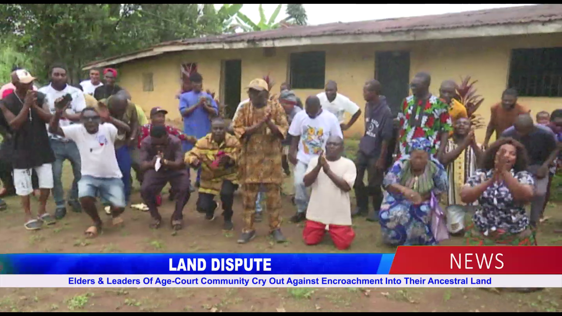 Elders and Leaders of the Age-Court Community cry out against encroachment on their ancestral land