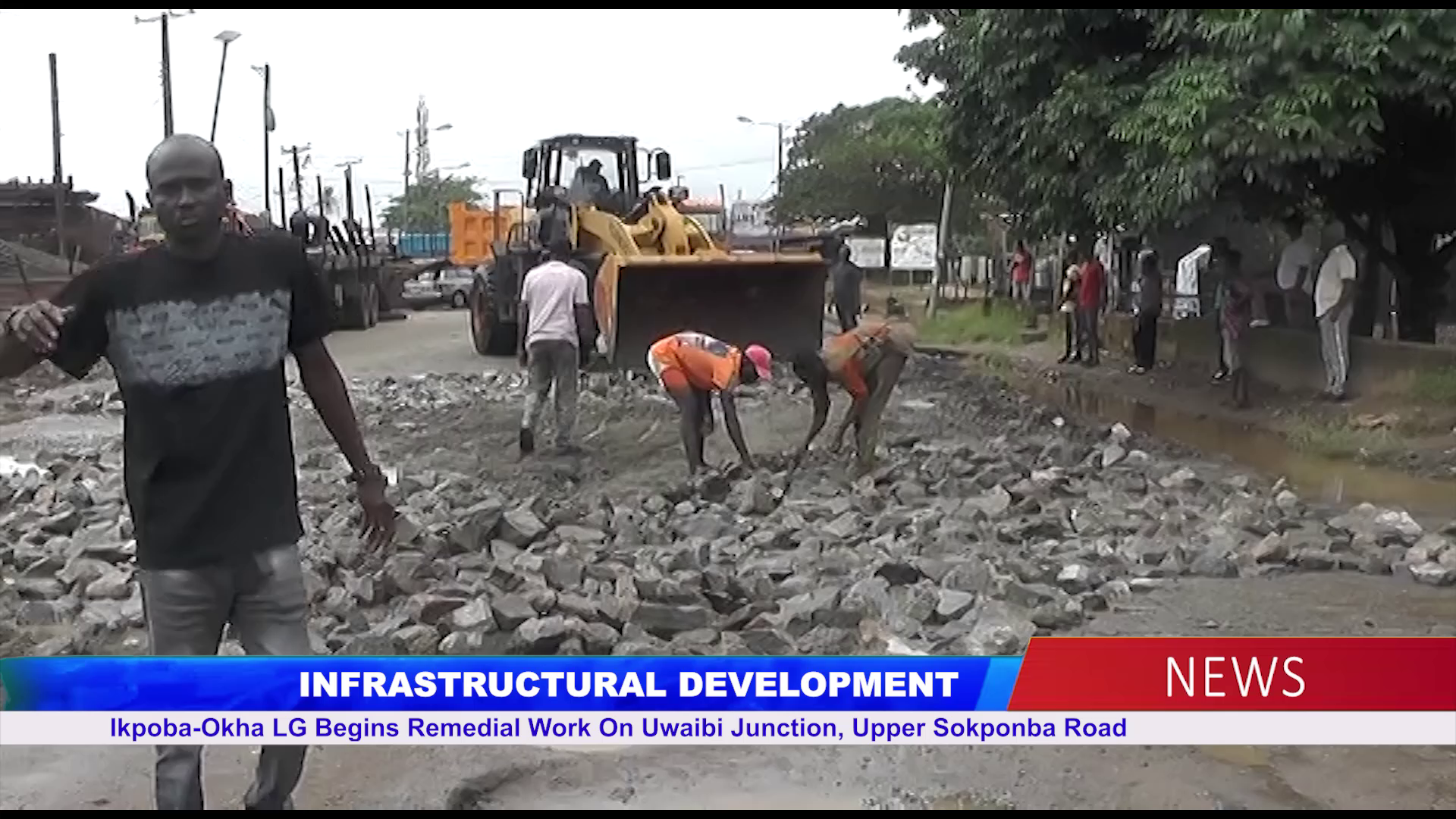 Ikpoba-Okha LG Begins Remedial Work On Uwaibi Junction, Upper Sokponba Road