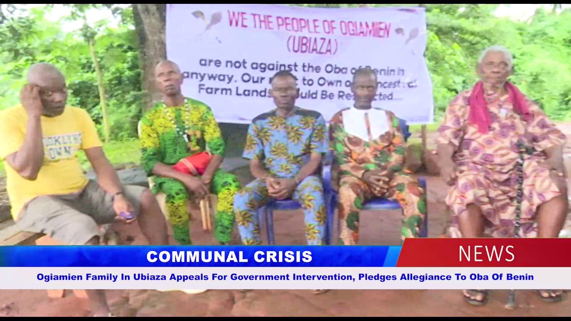 Ogiamien Family In Ubiaza Appeals For Government Intervention, Pledges Allegiance To Oba Of Benin