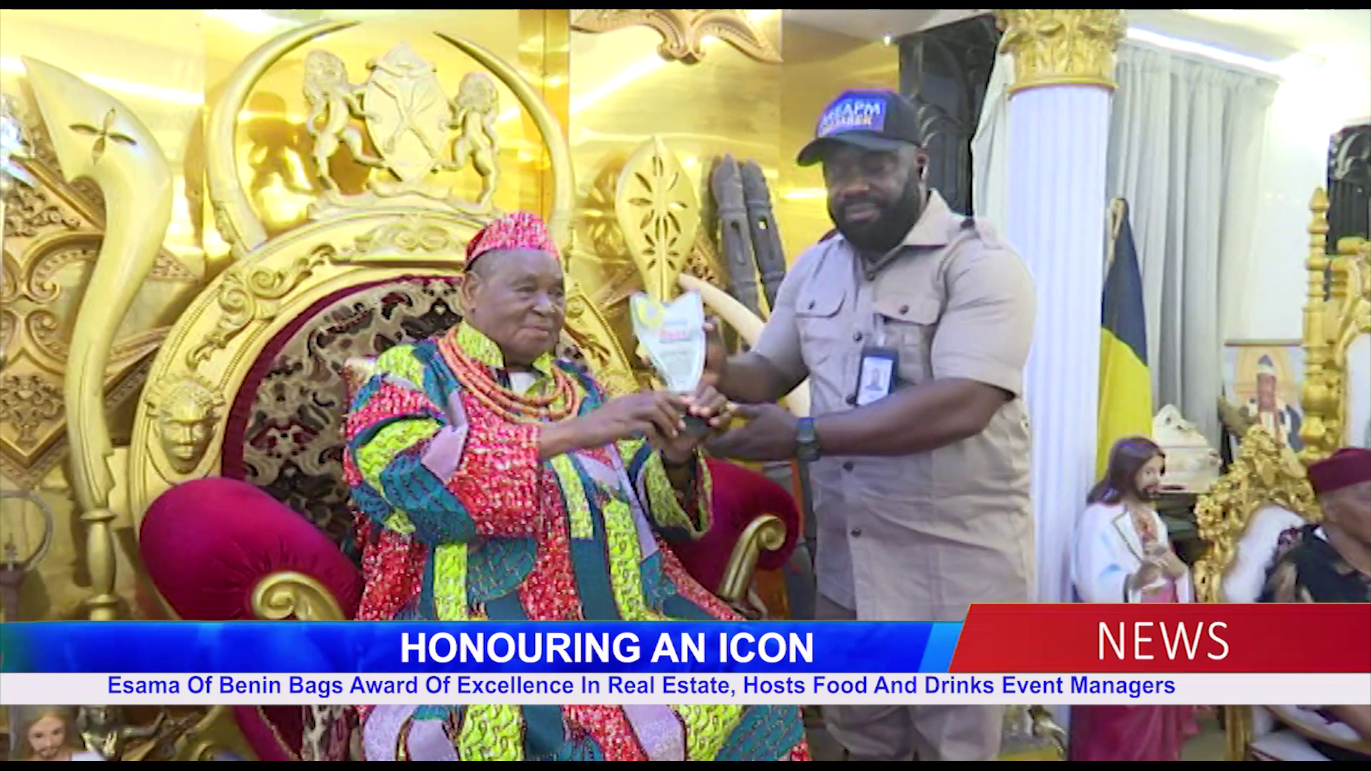 Esama Of Benin Bags Award Of Excellence In Real Estate, Hosts Food And Drinks Event Managers