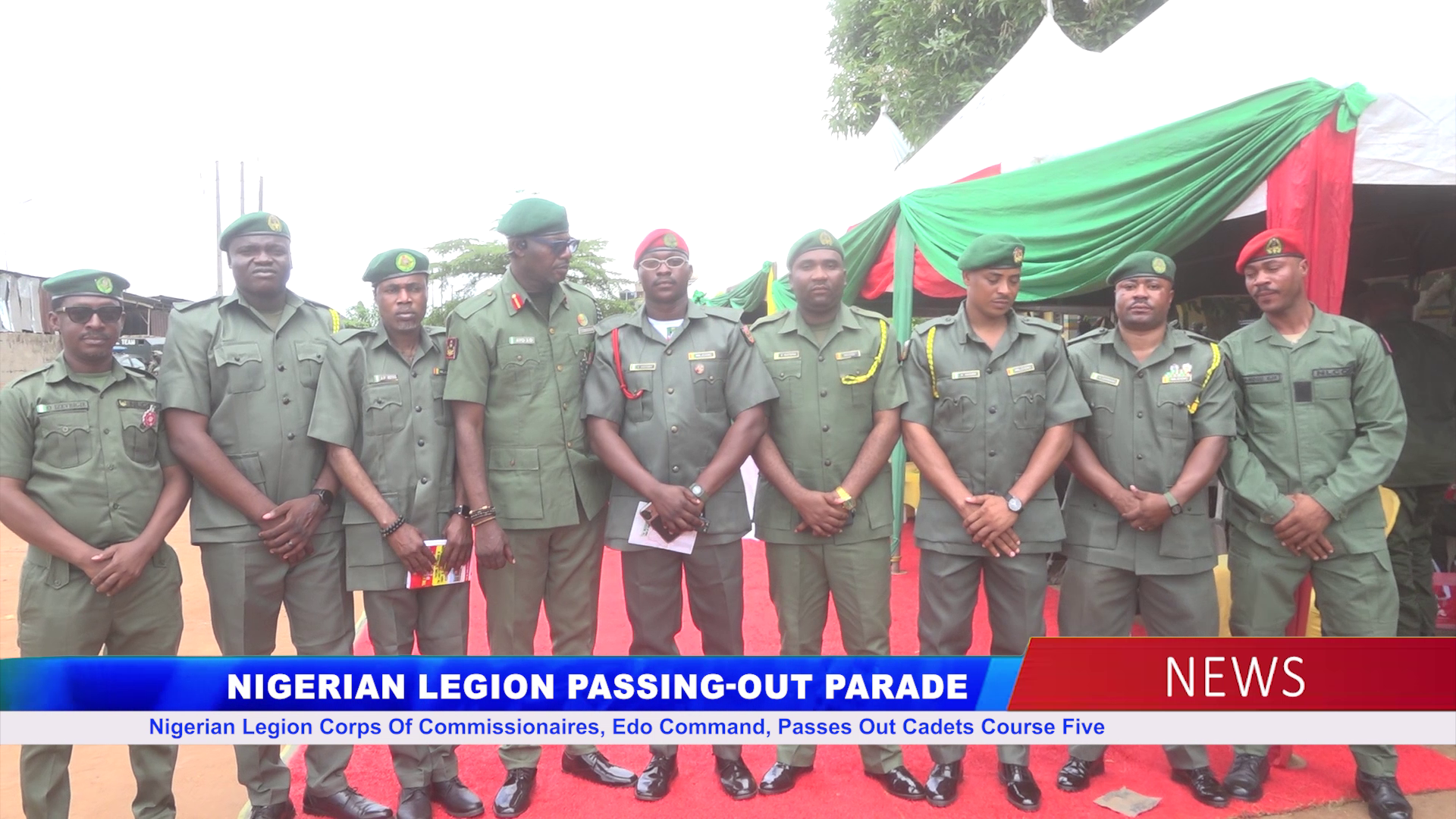 Nigerian Legion Corps Of Commissionaires, Edo Command, Passes Out Cadets Course Five